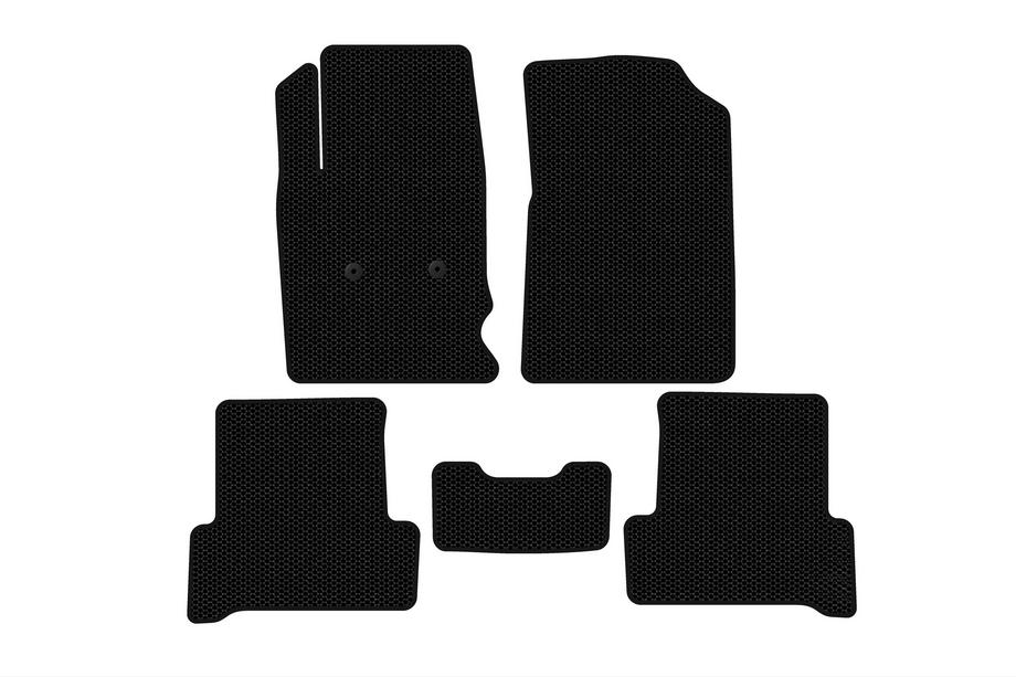 Chevrolet Colorado 2012–2022 2012-2022 Alfombrillas de Goma Carsuit (Negras) Image