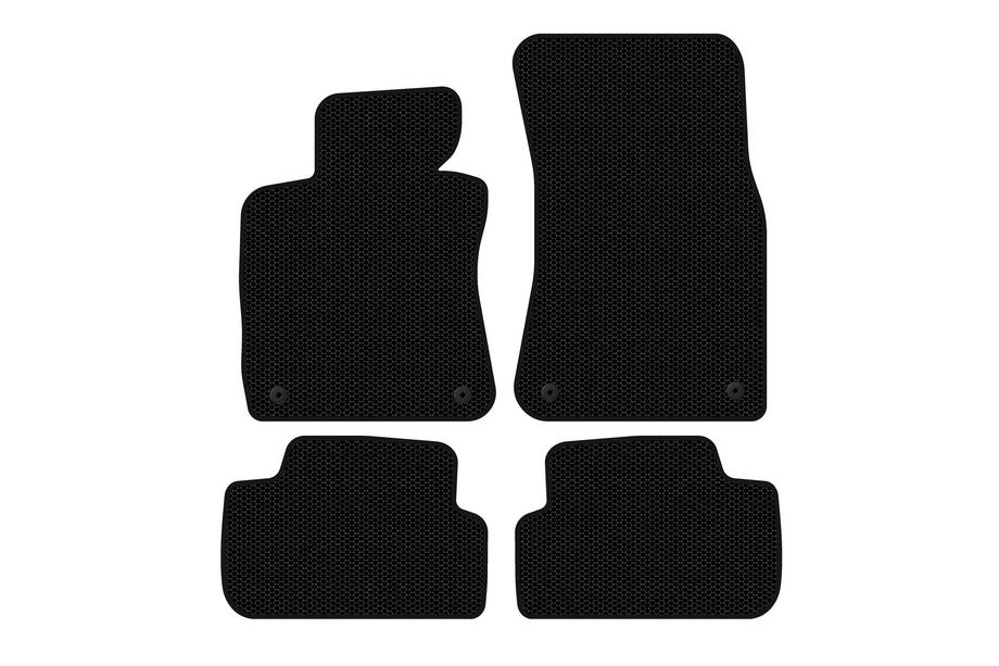 BMW 6 Series E63/E64 2003-2010 Alfombrillas de Goma Carsuit (Negras) Image