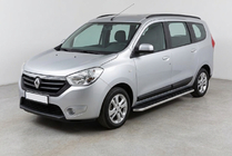 Dacia Lodgy 2012-2022 Estribos Laterales Maydos V1 (2 uds., Aluminio y Acero Inoxidable) foto 1