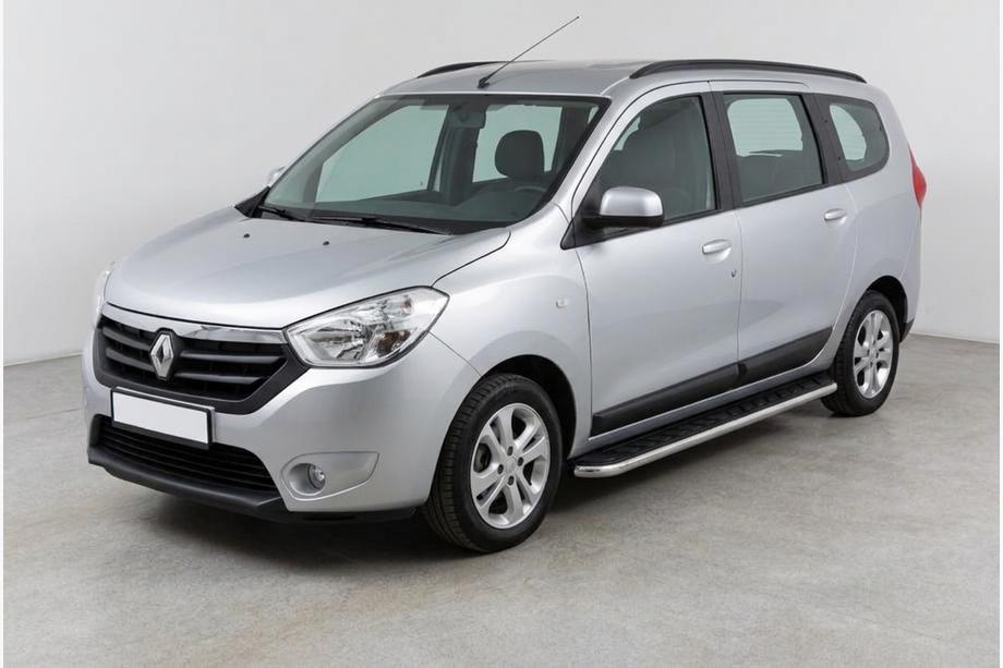 Dacia Lodgy 2012-2022 Estribos Laterales Maydos V1 (2 uds., Aluminio y Acero Inoxidable) Image