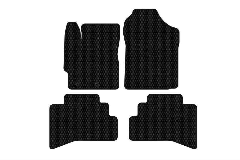 Toyota Prius C 2012-2019 Alfombrillas de Goma Carsuit (Negras) Foto 1