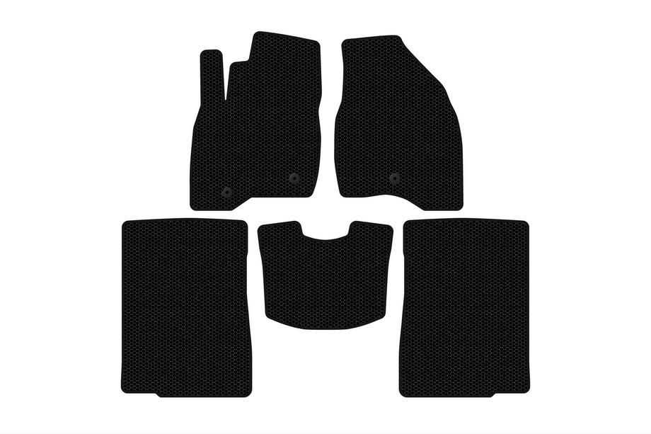 Ford Explorer 2011-2019 Alfombrillas de goma Carsuit (2015-2017, 2 filas, 7 plazas, negras) Image