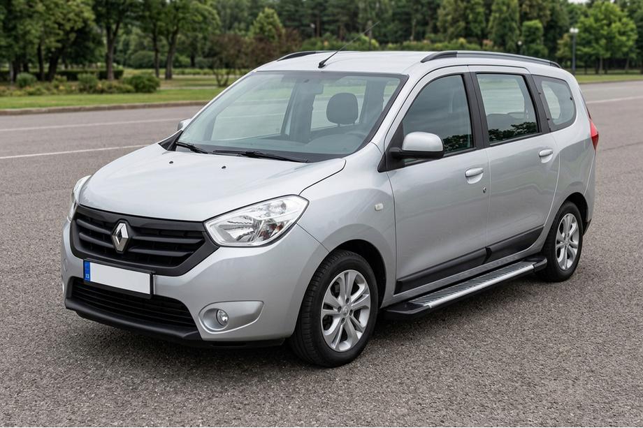 Renault Lodgy 2013-2022 Estribos Laterales Line (2 uds., Aluminio) Image