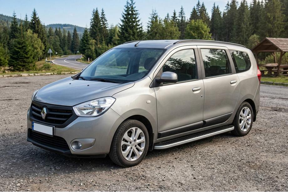 Renault Lodgy 2013-2022 Estribos Laterales Tayga Grey (2 uds., Aluminio) Image
