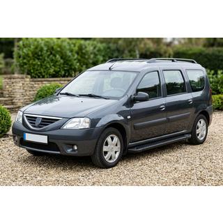 Estribos Laterales Allmond Black (2 uds., Aluminio) Dacia Logan MCV 2004-2014 foto 3