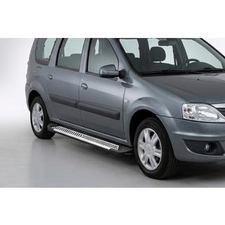 Estribos Laterales Line (2 uds., Aluminio) Dacia Logan MCV 2004-2014 foto 1