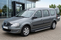 Dacia Logan MCV 2004-2014 Estribos Laterales Duru (2 uds., Aluminio) foto 3