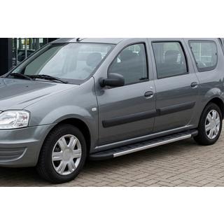 Estribos Laterales Duru (2 uds., Aluminio) Dacia Logan MCV 2004-2014 foto 1