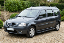 Renault Logan MCV 2005-2013 Estribos Laterales Allmond Black (2 uds., Aluminio) foto 1