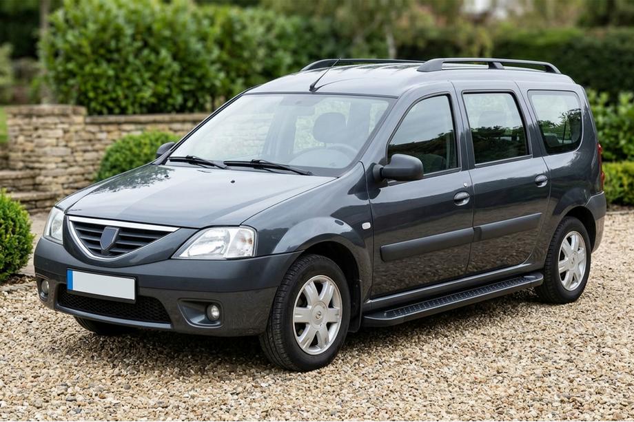 Renault Logan MCV 2005-2013 Estribos Laterales Allmond Black (2 uds., Aluminio) Image