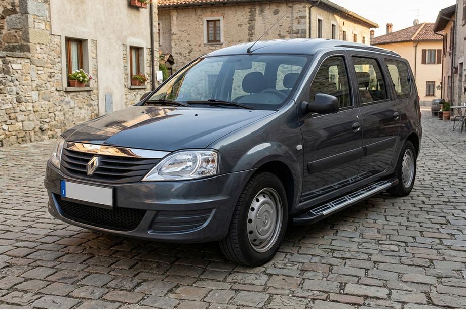 Renault Logan MCV 2005-2013 Estribos Laterales Sunrise (2 uds., Aluminio) Image