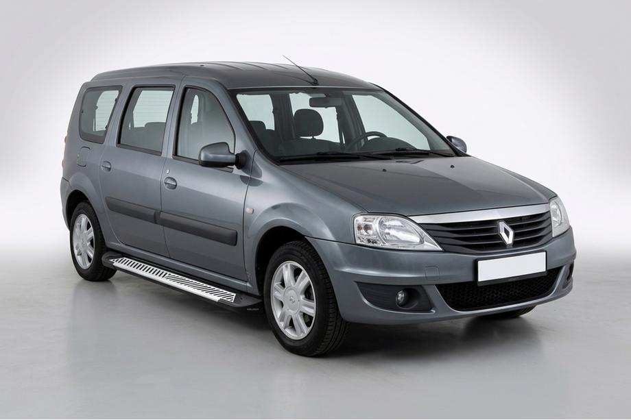 Renault Logan MCV 2005-2013 Estribos Laterales Line (2 uds., Aluminio) Image