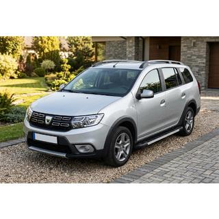 Estribos Laterales RedLine V1 (2 uds., Aluminio) Dacia Logan MCV 2013-2020 foto 1