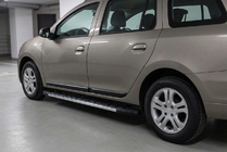 Dacia Logan MCV 2013-2020 Estribos Laterales Duru (2 uds., Aluminio) foto 1