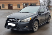 Subaru XV 2011-2017 Defensa Delantera F1-71 Negra (Acero Inoxidable) foto 2