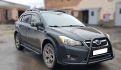 Subaru XV 2011-2017 Defensa Delantera F1-71 Negra (Acero Inoxidable) foto 3