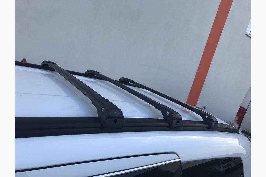 Renault Lodgy 2013-2022 Barras de techo (travesaños) para raíles integrados con llave WingCarrier V2 (2 uds) Foto 24