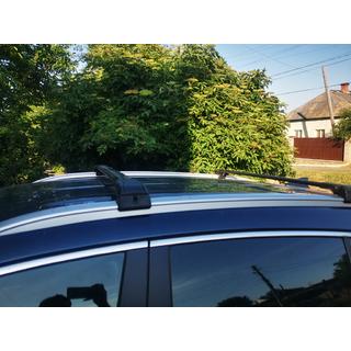 Barras de techo (travesaños) para raíles integrados con llave WingCarrier V2 (2 uds) Kia Sportage 2015-2021 foto 2