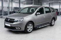 Renault Logan MCV 2013-2022 Estribos Laterales Sunrise (2 uds., Aluminio) foto 1