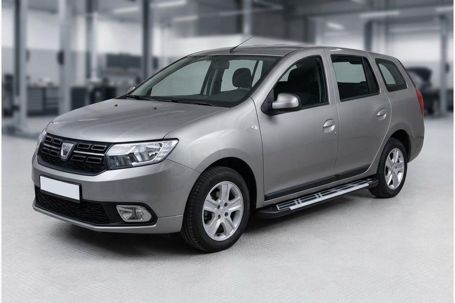 Renault Logan MCV 2013-2022 Estribos Laterales Sunrise (2 uds., Aluminio) Image