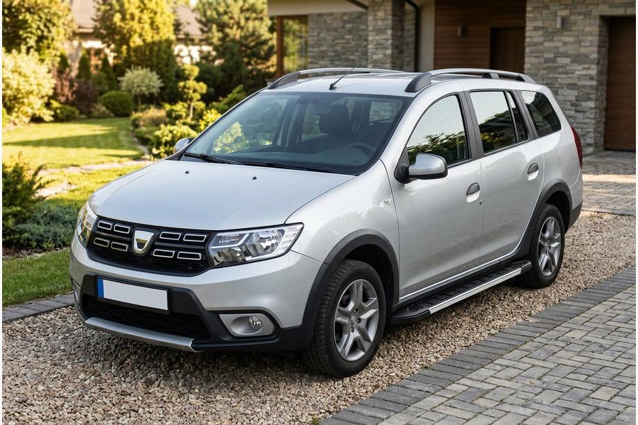 Renault Logan MCV 2013-2022 Estribos Laterales RedLine V1 (2 uds., Aluminio) Image