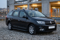 Renault Logan MCV 2013-2022 Estribos Laterales Bosphorus Black (2 uds., Aluminio) foto 1