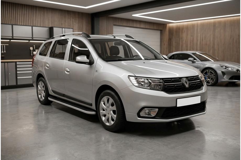 Renault Logan MCV 2013-2022 Estribos Laterales Tayga Grey (2 uds., Aluminio) Image