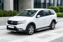 Renault Logan MCV 2013-2022 Estribos Laterales Rainbow (2 uds., Aluminio) foto 1