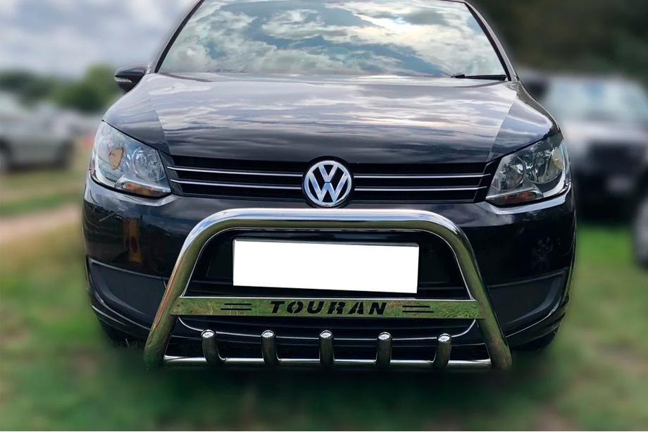 Volkswagen Touran 2010-2015 Defensa Delantera (Acero Inoxidable) Image