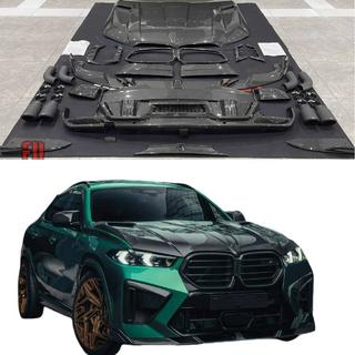 Kit de carrocería para X6M F96 LRT-Design Carbon (2023+) foto 3