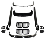 BMW X7 G07 2019- Kit de carrocería Warrior Black (para M-Sport 2018-2022) foto 1