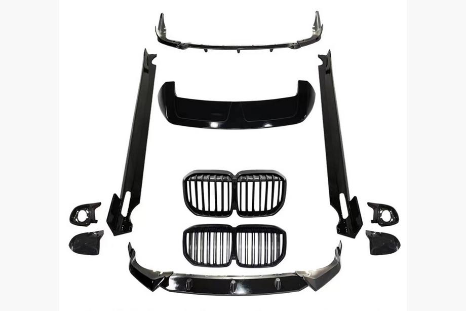 BMW X7 G07 2019- Kit de carrocería Warrior Black (para M-Sport 2018-2022) Image