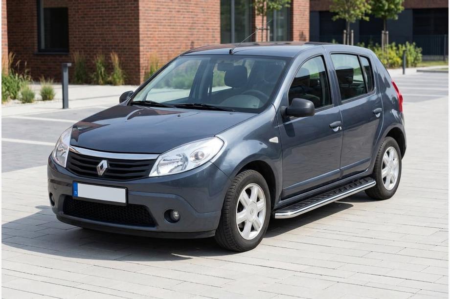 Renault Sandero 2007-2013 Estribos Laterales Maydos V1 (2 uds., Aluminio y Acero Inoxidable) Image