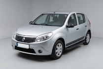 Renault Sandero 2007-2013 Estribos Laterales Bosphorus Black (2 uds., Aluminio) foto 1