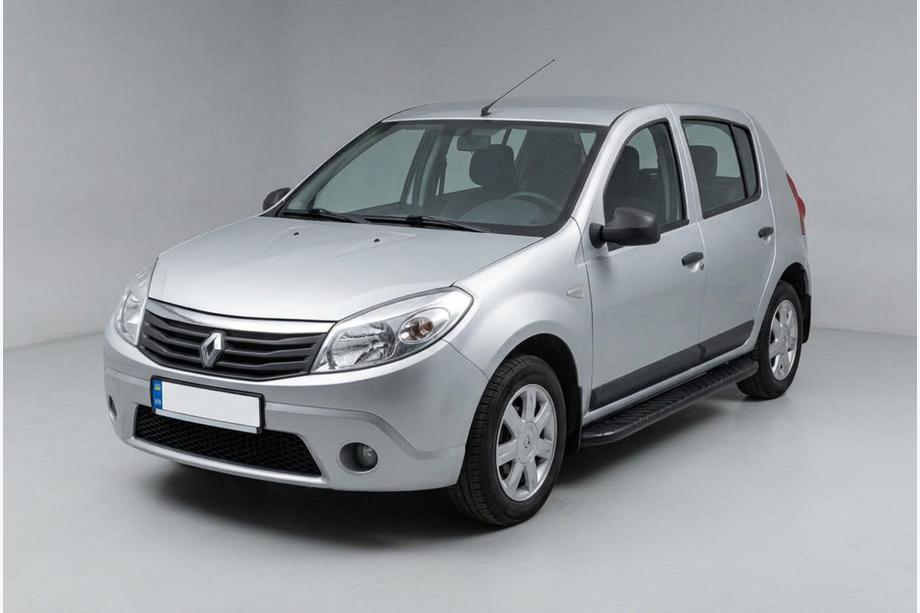 Renault Sandero 2007-2013 Estribos Laterales Bosphorus Black (2 uds., Aluminio) Image