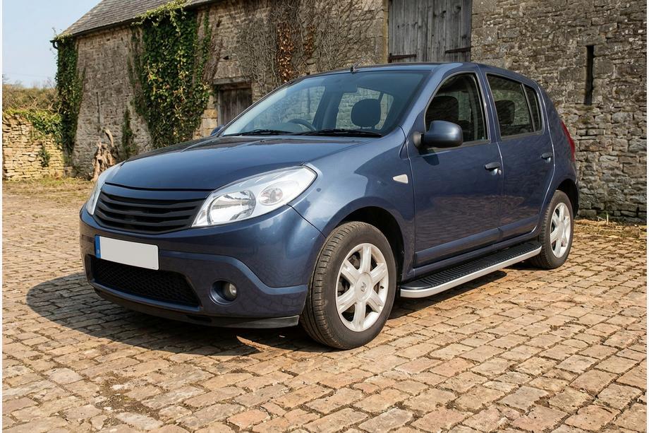 Renault Sandero 2007-2013 Estribos Laterales Tayga Grey (2 uds., Aluminio) Image