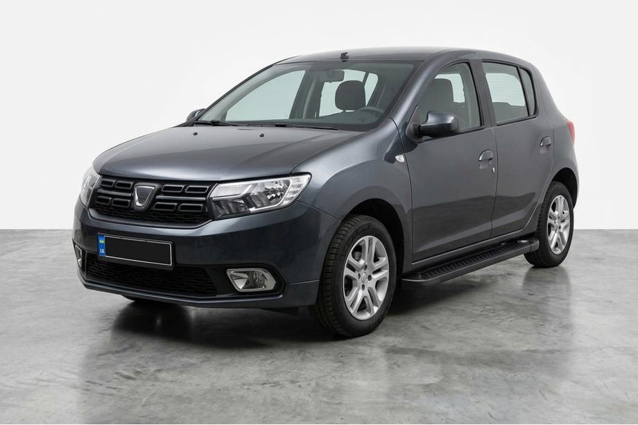 Dacia Sandero 2013-2020 Estribos Laterales Allmond Black (2 uds., Aluminio) Image