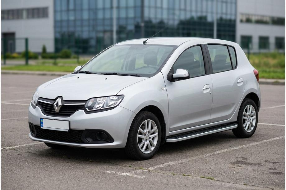 Renault Sandero 2013-2022 Estribos Laterales Tayga Grey (2 uds., Aluminio) Image
