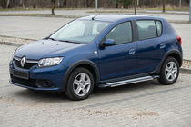 Renault Sandero 2013-2022 Estribos Laterales Rainbow (2 uds., Aluminio) foto 1