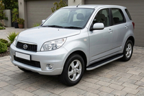 Daihatsu Terios 2006-2017 Estribos Laterales Tayga Grey (2 uds., Aluminio) foto 1