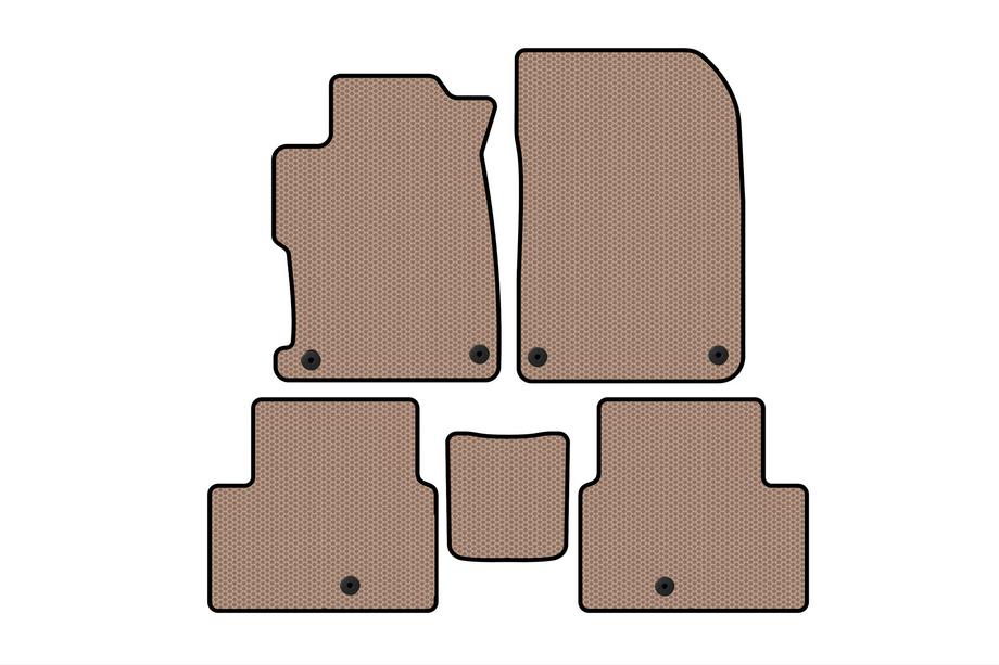 Acura ILX 2012-2022 Alfombrillas de goma Carsuit (2012-2015, beige) Image