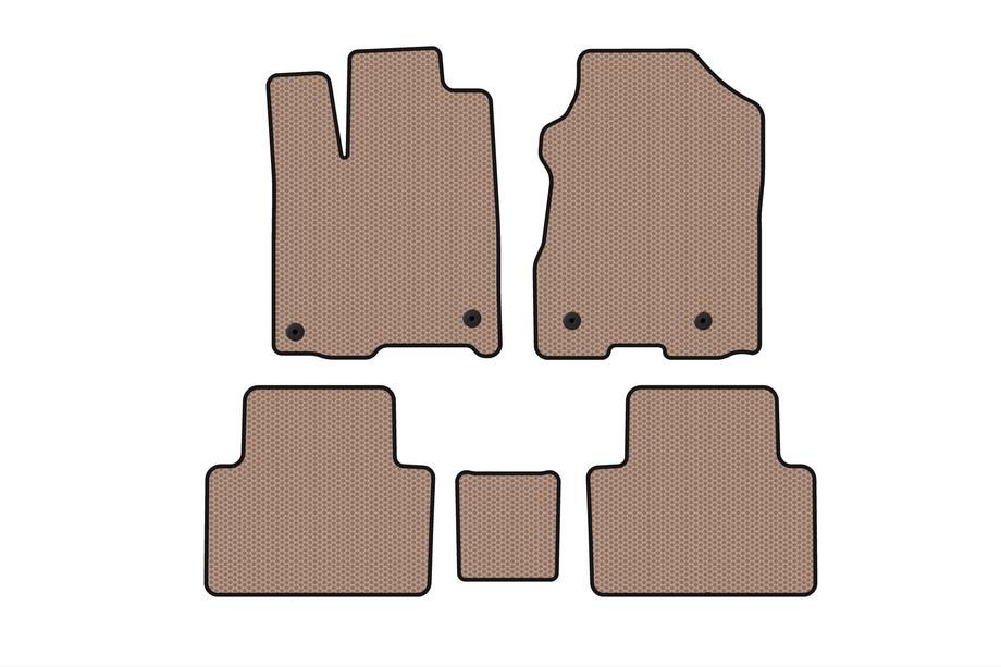 Acura RDX 2012-2018 Alfombrillas de Goma Carsuit (Beige) Image