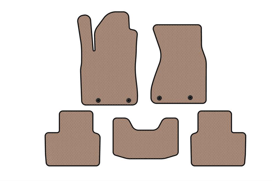 Audi A8 1994-2002 Alfombrillas de goma Carsuit (Sedan, beige) Image