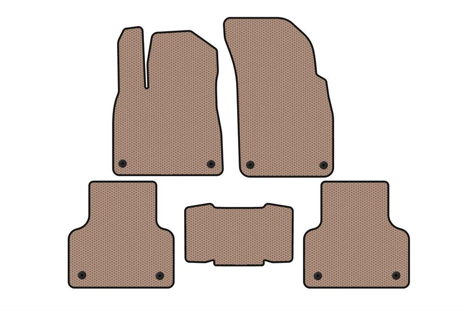 Audi Q8 2018- Alfombrillas de Goma Carsuit (Beige) Image