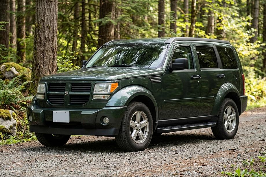 Dodge Nitro 2006-2011 Estribos Laterales Allmond Black (2 uds., Aluminio) Image