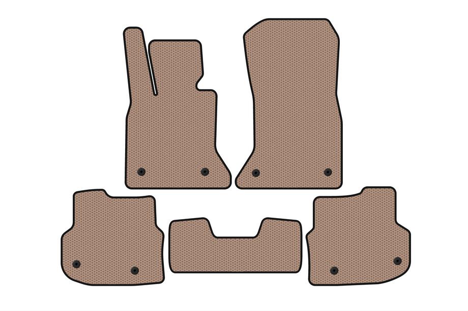 BMW 5 Series F10/F11 2010–2016 Alfombrillas de Goma Carsuit 2010-2013 (Beige) Foto 1