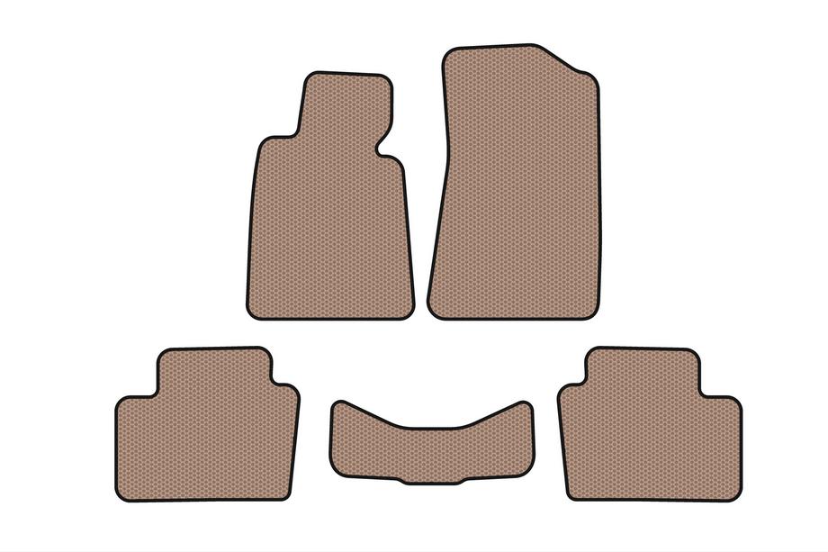 BMW Serie 3 E30 1982–1994 Alfombrillas de Goma Carsuit (Beige) Image