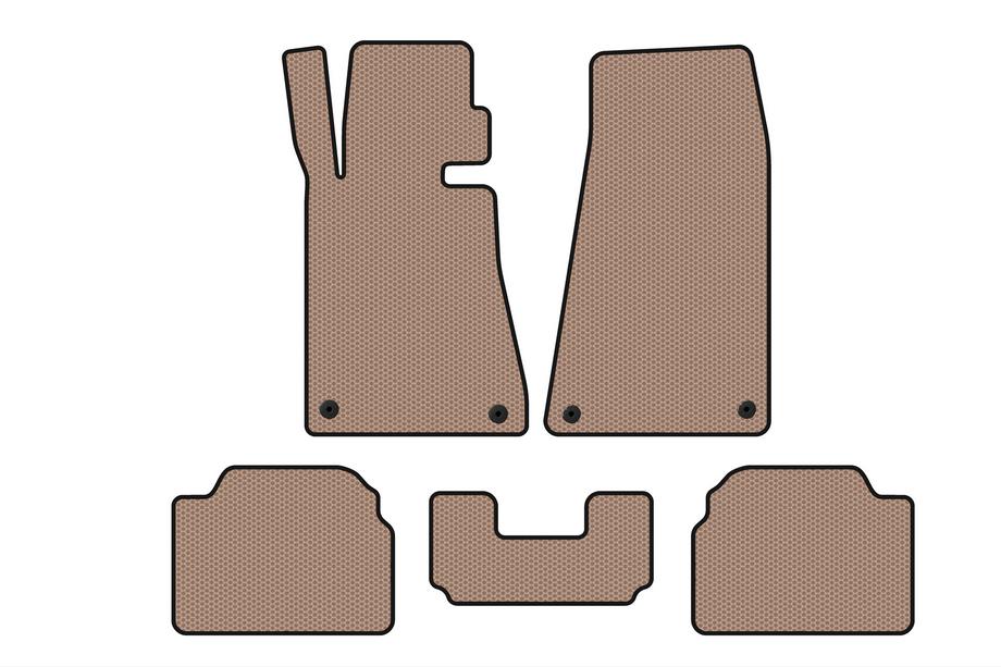 BMW 5 Series E34 1988-1995 Alfombrillas de Goma Carsuit (Beige) Foto 1