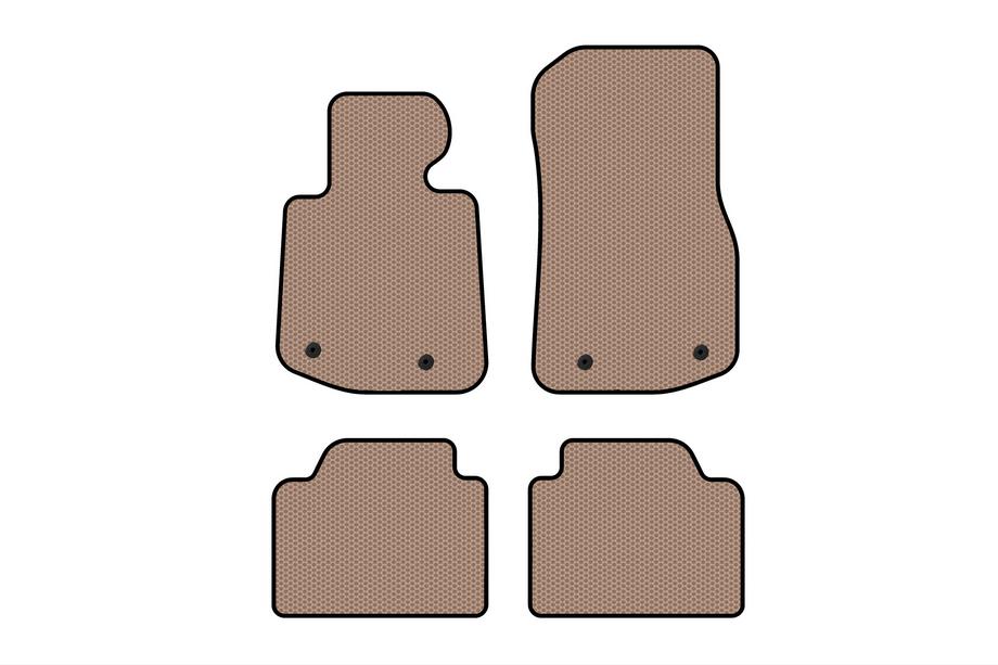 BMW 4 Series F32/F33/F36 2012-2020 Alfombrillas de Goma Carsuit V2 (Beige) Foto 1