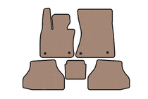 BMW X6 E71 2008–2014 Alfombrillas de Goma Carsuit V-2 (Beige) foto 1